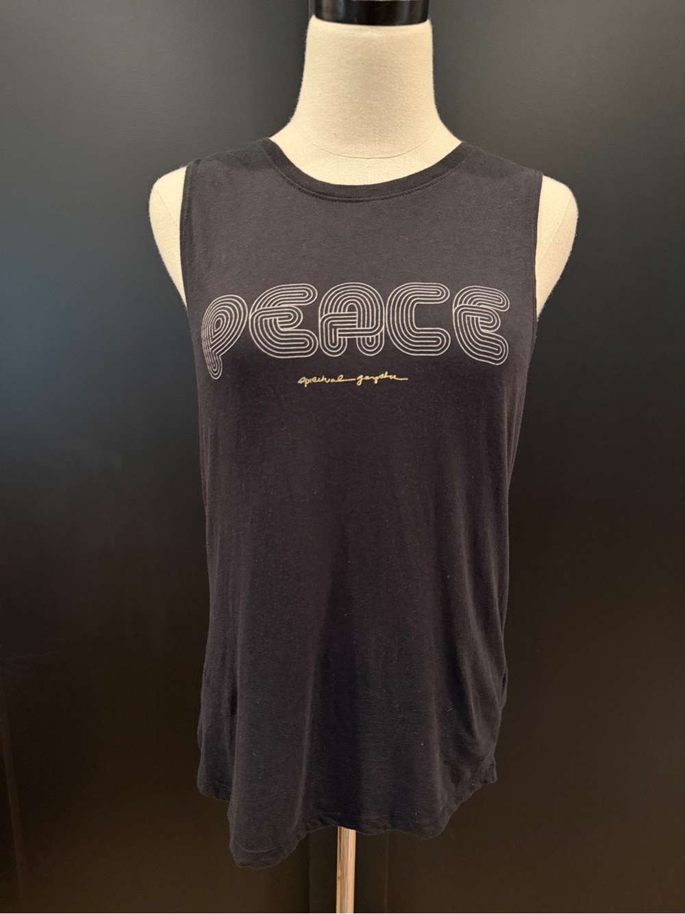 Spiritual Gangster Cotton Peace Muscle Tee. Medium. So Soft. Great Condition.
